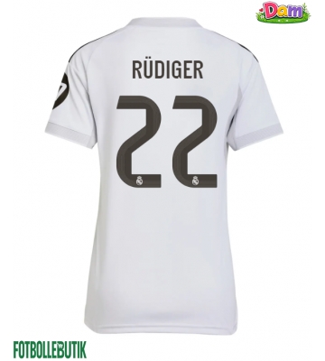 Real Madrid Antonio Rudiger #22 Hemmatröja Kvinnor 2025-26 Kortärmad